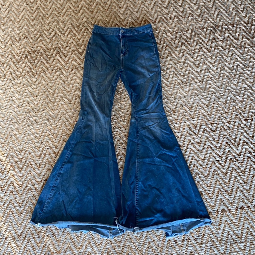 Free People Just Float On Flare Jeans